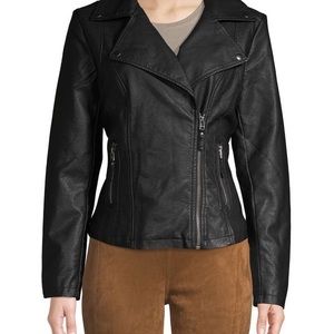 Max Studio Vegan Black Leather Small NWT